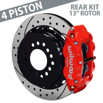 Wilwood Forged Narrow Superlite 4R Rear Brake Kit, 12.88" Rotors - 140-10093