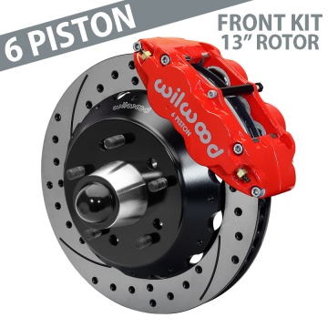 Wilwood Forged Narrow Superlite 6R Front Brake Kit, 13" Rotors - 140-10775