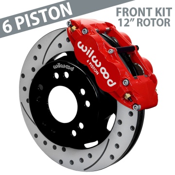 Wilwood Forged Narrow Superlite 6R Front Brake Kit, 12" Rotors - 140-15302