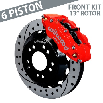 Wilwood Forged Narrow Superlite 6R Front Brake Kit, 13" Rotors - 140-15303