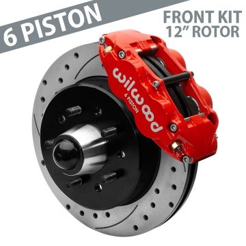 Wilwood Forged Narrow Superlite 6R Front Brake Kit, 12" Rotors - 140-15940