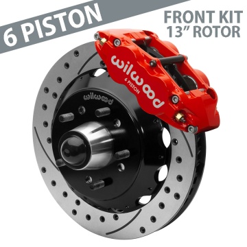 Wilwood Forged Narrow Superlite 6R Front Brake Kit, 13" Rotors - 140-15941