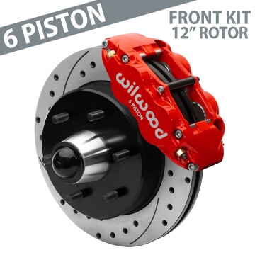 Wilwood Forged Narrow Superlite 6R Front Brake Kit, 12" Rotors, 6 Lug - 140-15944