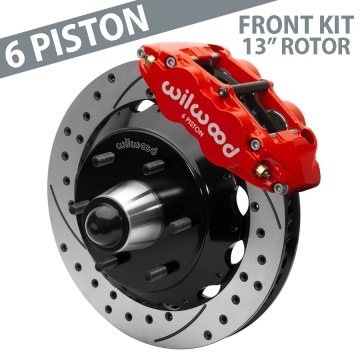 Wilwood Forged Narrow Superlite 6R Front Brake Kit, 13" Rotors, 6 Lug - 140-15945