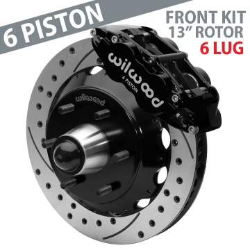 Wilwood Forged Narrow Superlite 6R Front Brake Kit, 13" Rotors, 6 Lug - 140-16457
