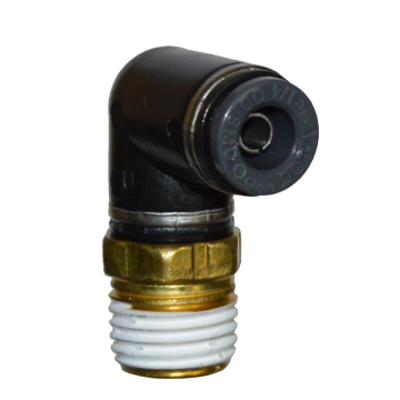 Elbow Male - 1/4" npt x 1/4" PTC Air Fitting (DOT Approved) - KV2L07-35S
