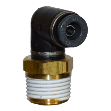 Elbow Male - 3/8" npt x 1/4" PTC Air Fitting (DOT Approved) - KV2L07-36S