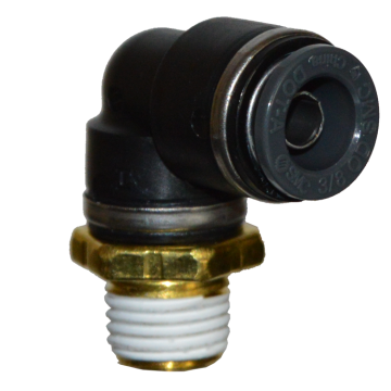 Elbow Male - 1/4" npt x 3/8" PTC Air Fitting (DOT Approved) - KV2L11-35S