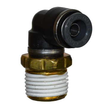 Elbow Male - 1/2" npt x 3/8" PTC Air Fitting (DOT Approved) - KV2L11-37S